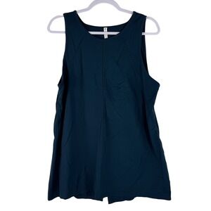 Athleta Foothill Seamless Tank Top Womens‎ Size XL Blue Soft Stretch 211277